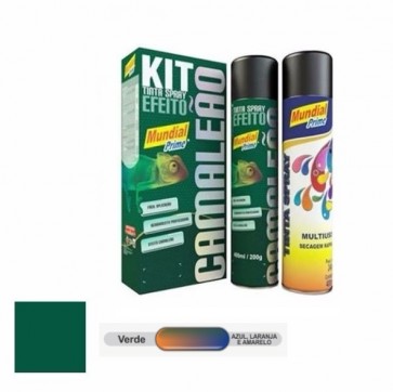 Kit Tinta Spray Camaleão Verde